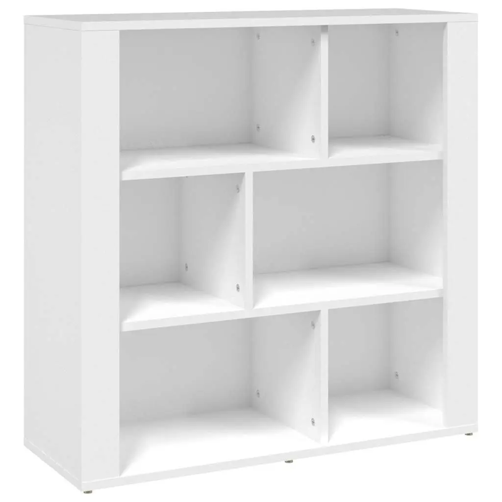 Sideboard White Storage Cabinet 80x30x80 cm Living Room Furniture Engineered