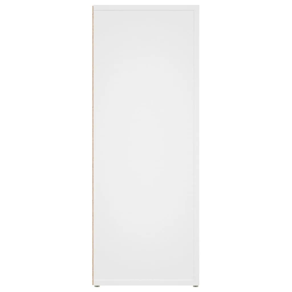 Sideboard White Storage Cabinet 80x30x80 cm Living Room Furniture Engineered