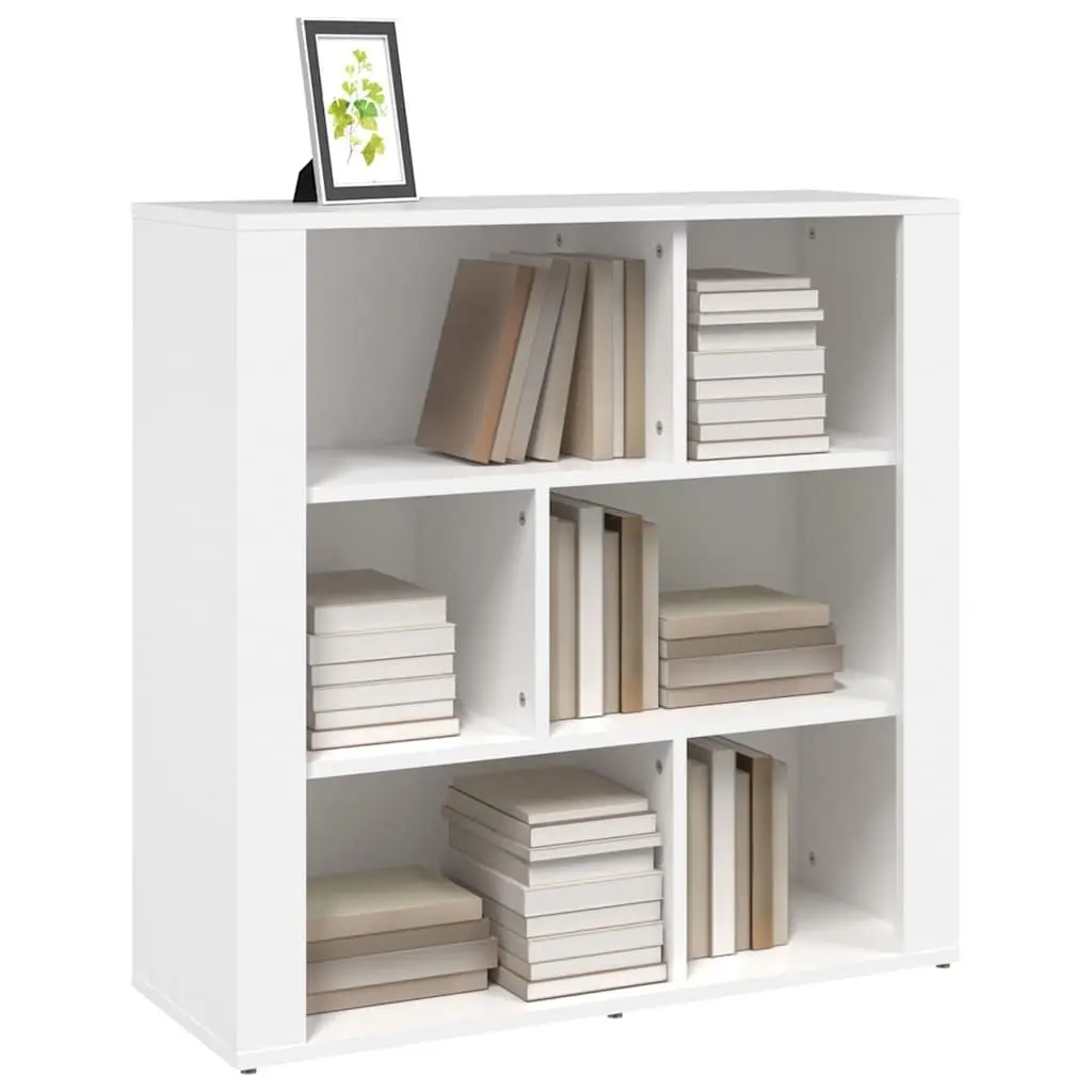 Sideboard White Storage Cabinet 80x30x80 cm Living Room Furniture Engineered