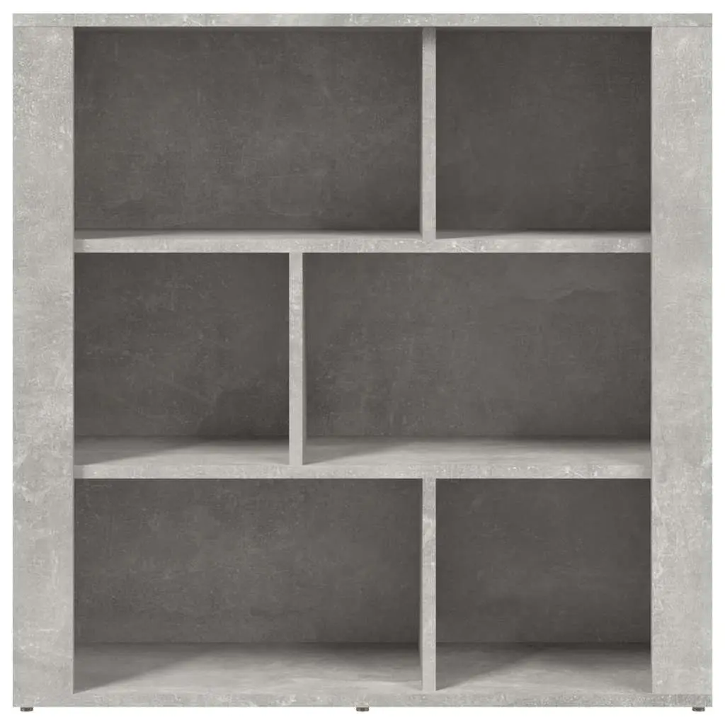 Sideboard Grey Engineered Wood 80x30x80 cm Storage Cabinet Living Room Furniture