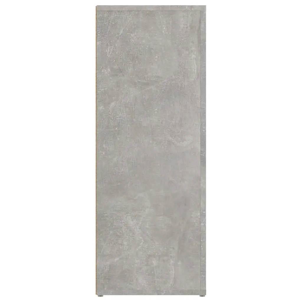 Sideboard Grey Engineered Wood 80x30x80 cm Storage Cabinet Living Room Furniture