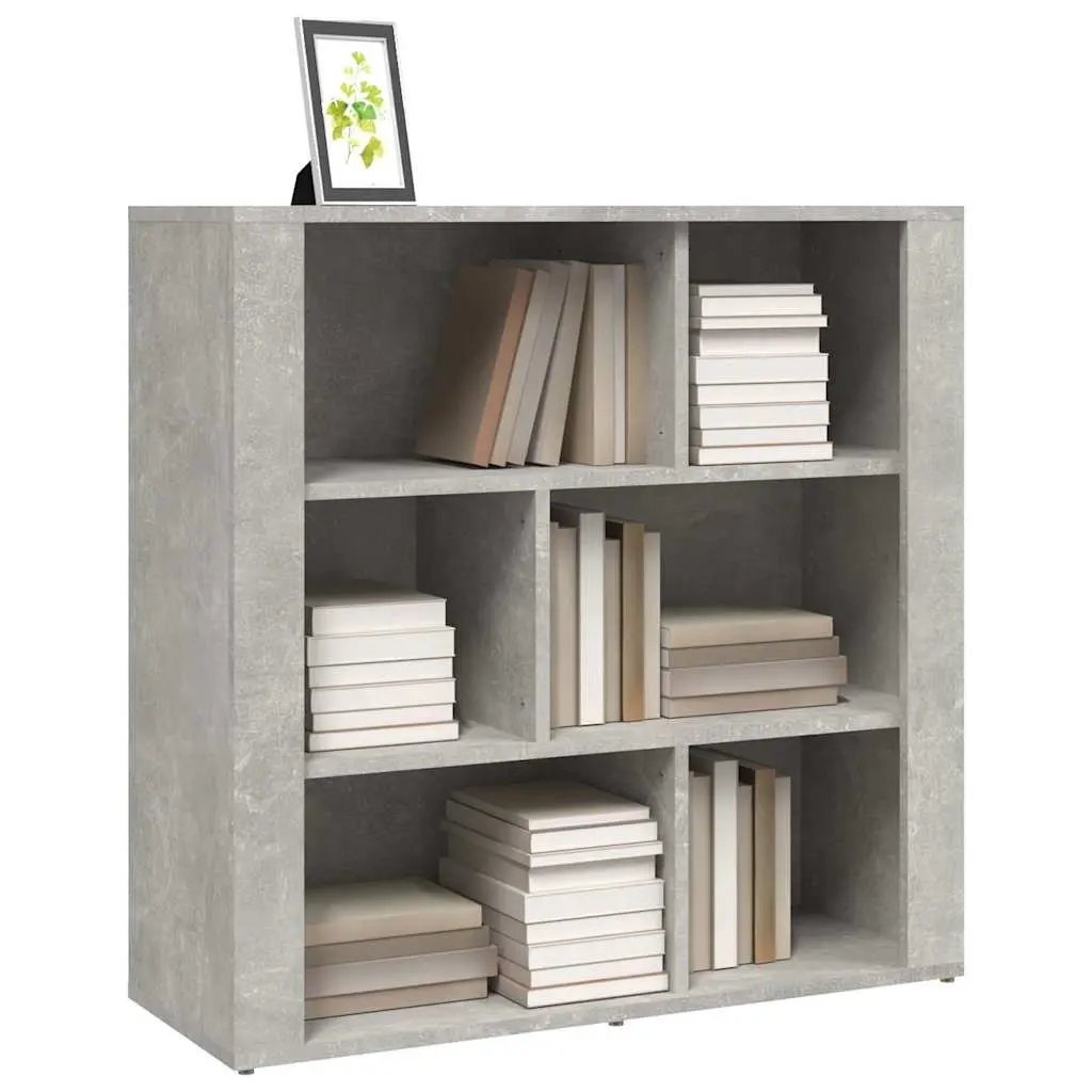Sideboard Grey Engineered Wood 80x30x80 cm Storage Cabinet Living Room Furniture