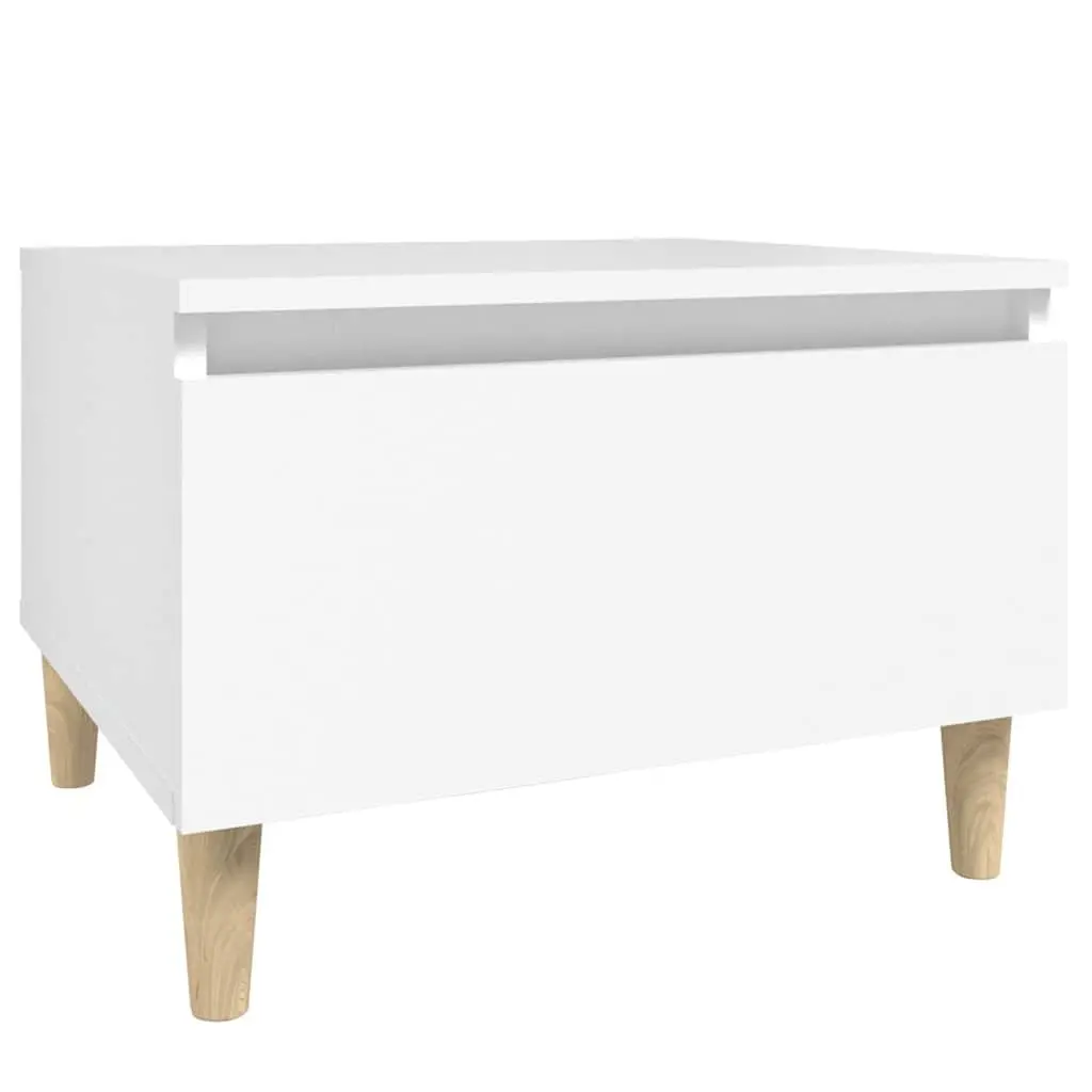 White End Table with Storage and Style
