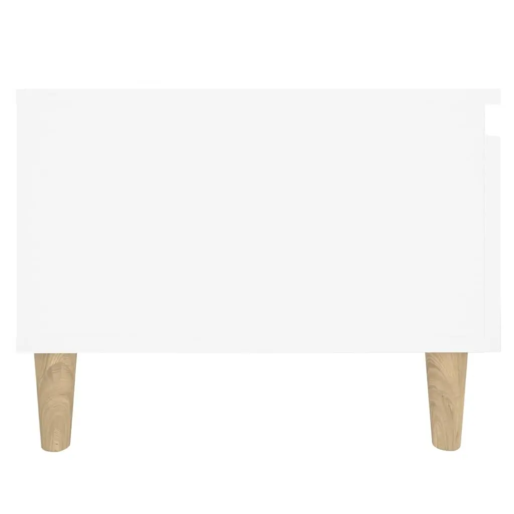 White End Table with Storage and Style