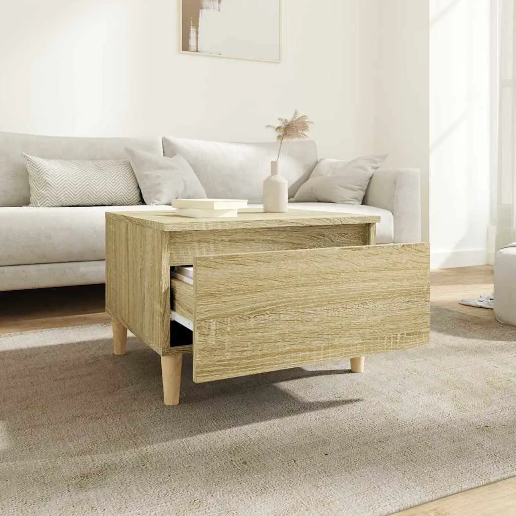 End Table Side Table Sonoma Oak Brown Engineered Wood Living Room Furniture