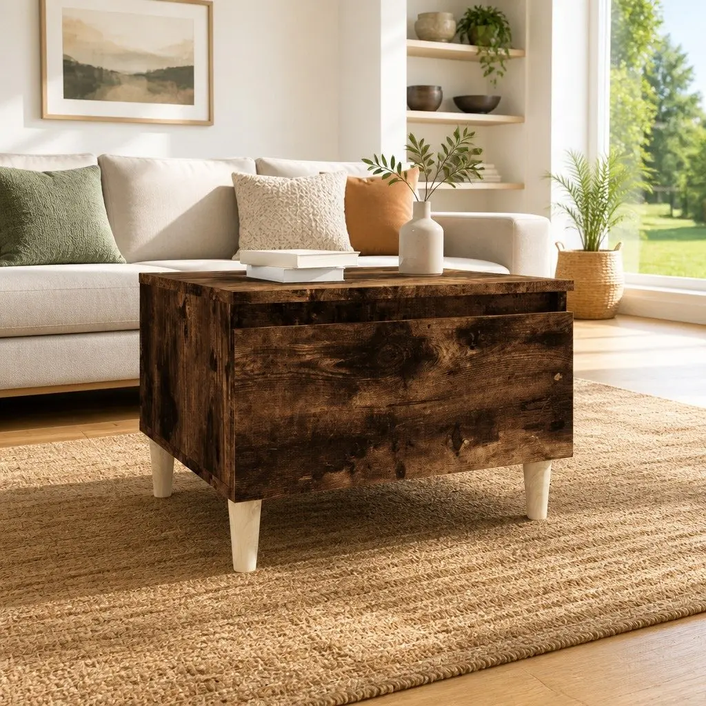 Side Table with Drawer Storage