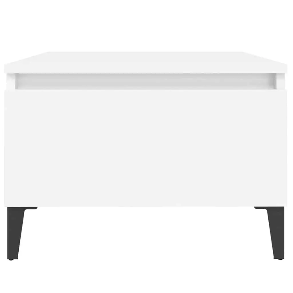 White End Table with Storage Options