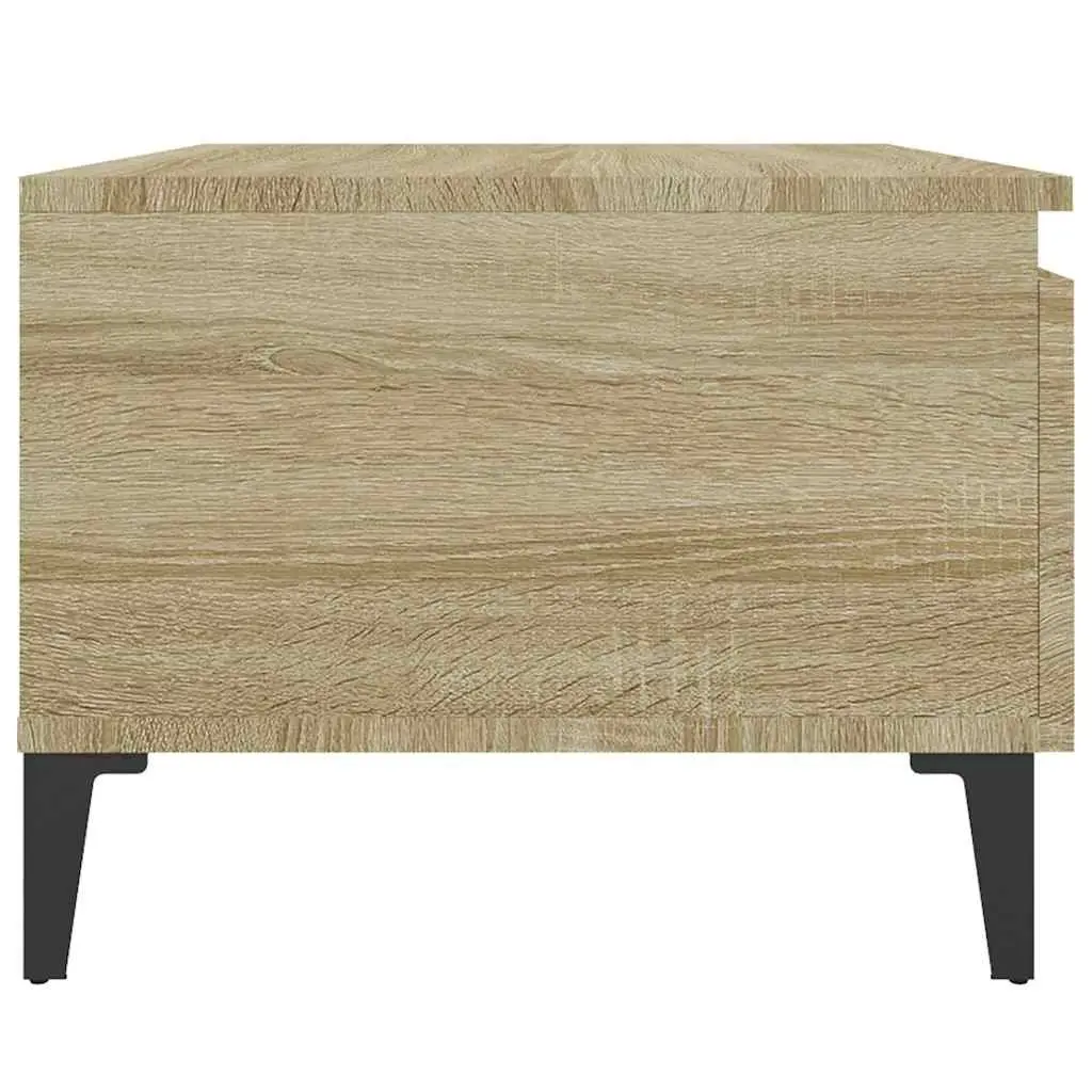 End Tables Brown Engineered Wood Side Tables with Drawer Storage 50W x 46D x 35H cm 2 Piece