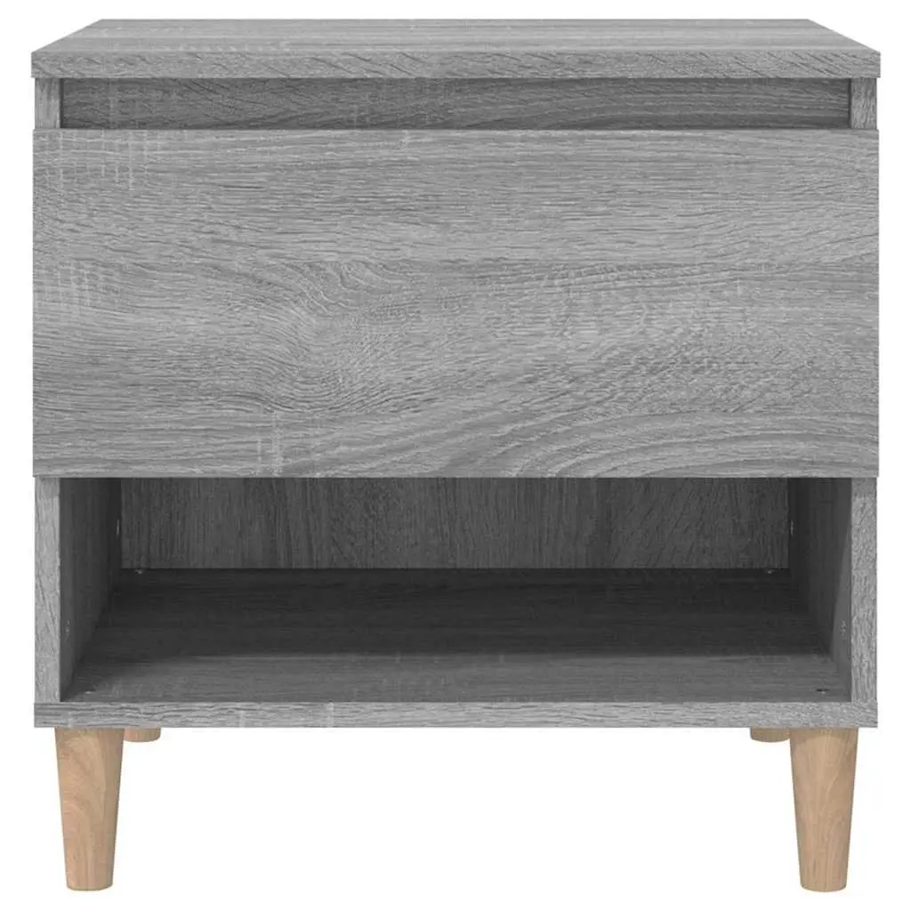 Bedside Tables Grey Sonoma 50x46x50 cm 2 pcs Engineered Wood Nightstands