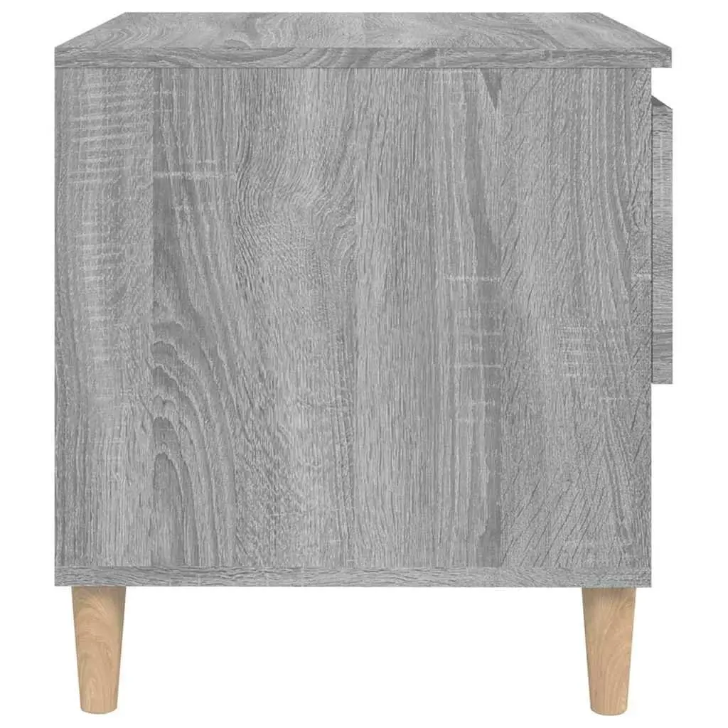 Bedside Tables Grey Sonoma 50x46x50 cm 2 pcs Engineered Wood Nightstands