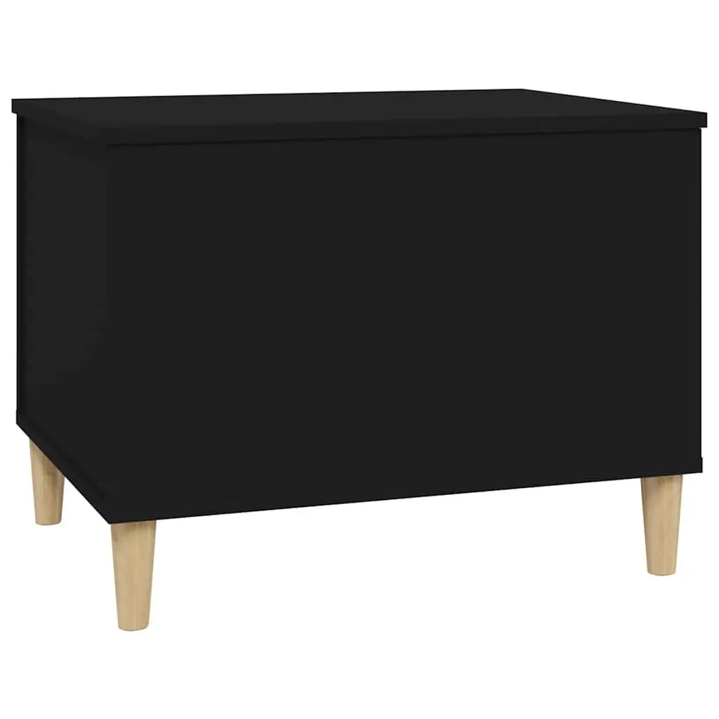Lift-Top Coffee Table Black 60x44.5x45 cm Hidden Storage Compartment Accent