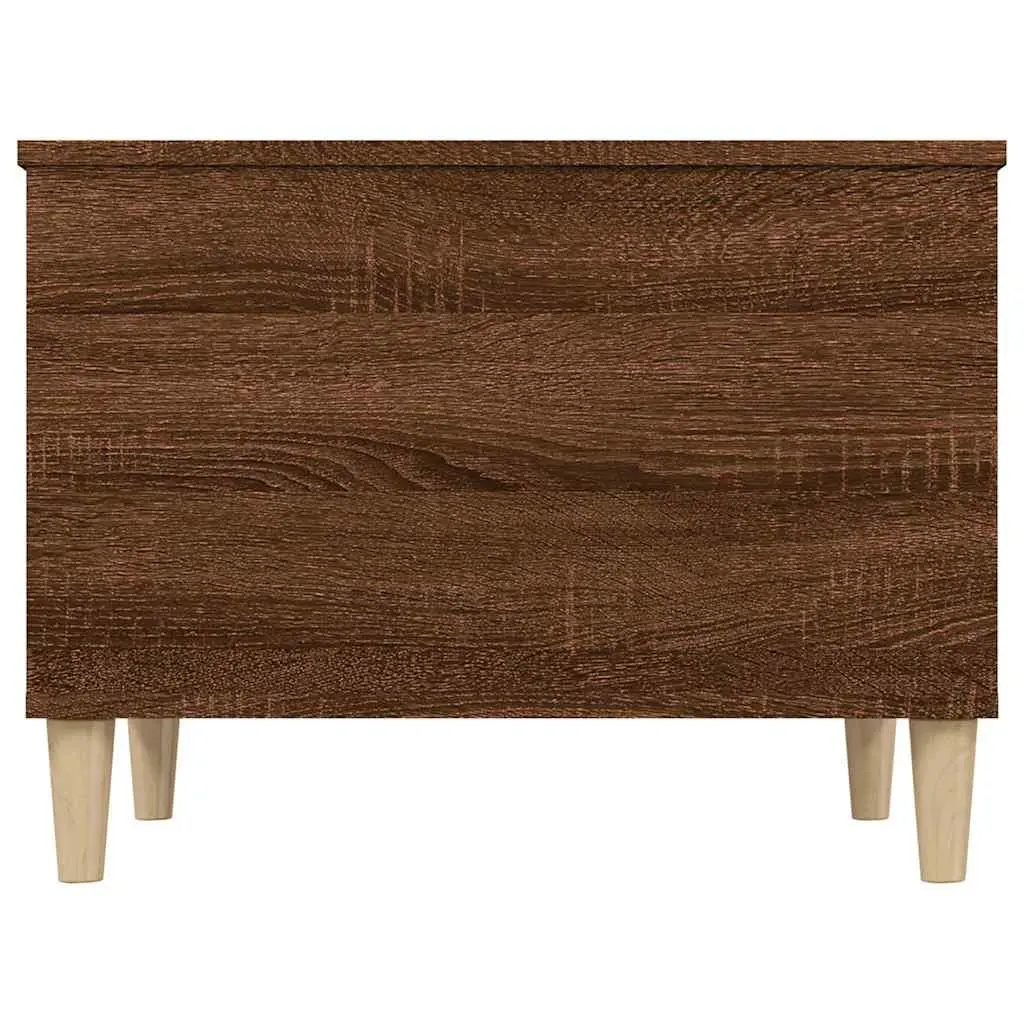Coffee Table Brown Oak 60x44.5x45cm Lift Top Storage Engineered Wood Furniture