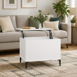 Your New Favorite Lift-Top Coffee Table in White