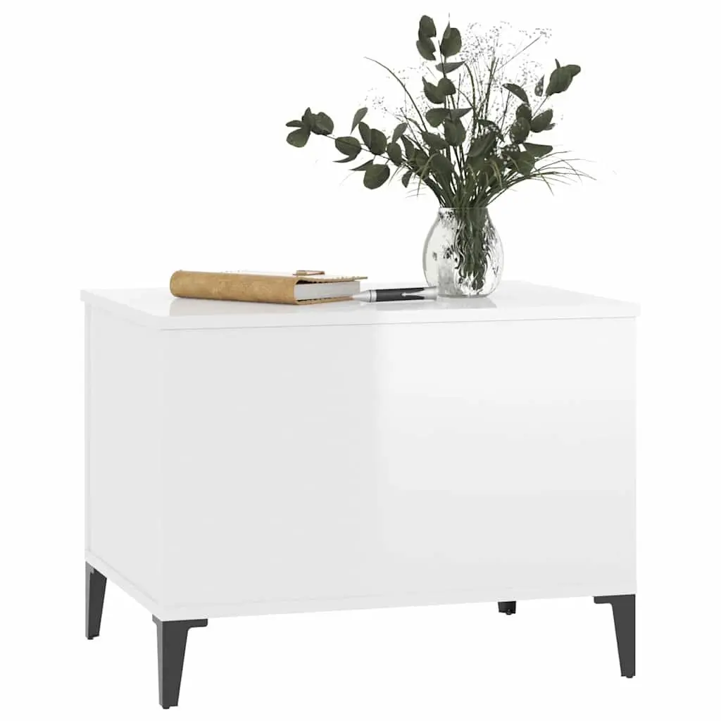 Coffee Table Lift Top Hidden Storage White 60x44.5x45 cm Engineered Wood