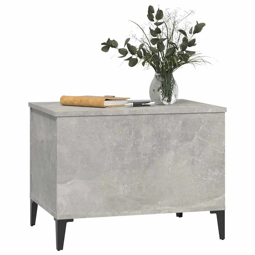 Grey Engineered Wood Coffee Table Lift Top with Storage Compartment for Living Room