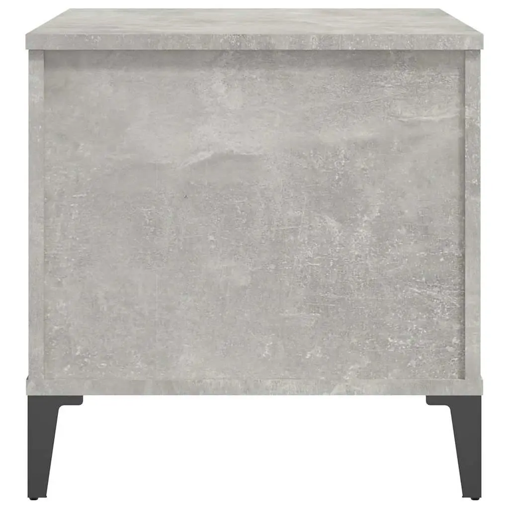 Grey Engineered Wood Coffee Table Lift Top with Storage Compartment for Living Room