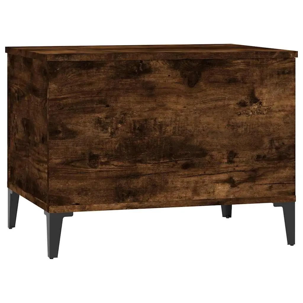 Lift-Top Coffee Table Smoked Oak Brown Engineered Wood 60 x 44.5 x 45 cm