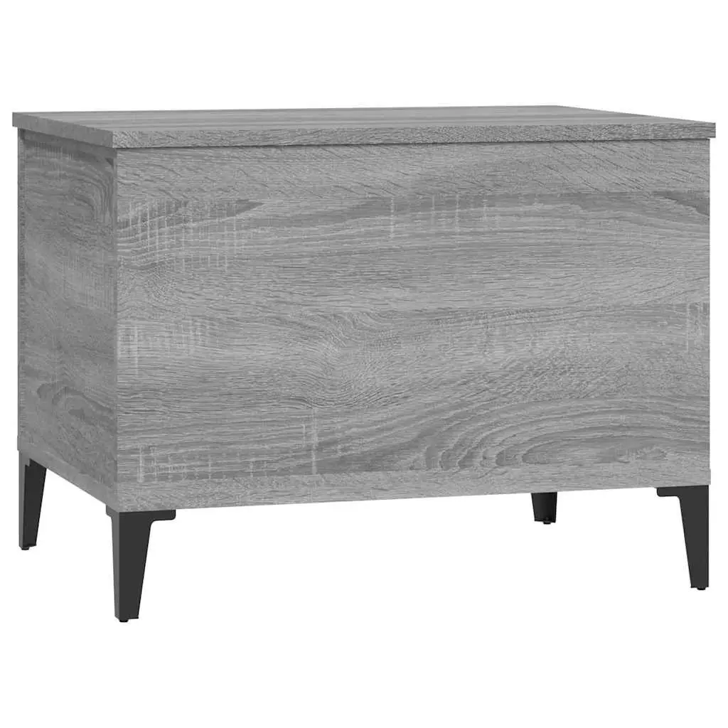 Lift-Top Coffee Table Grey Engineered Wood with Hidden Storage Compartment 60cm x 44.5cm x 45cm