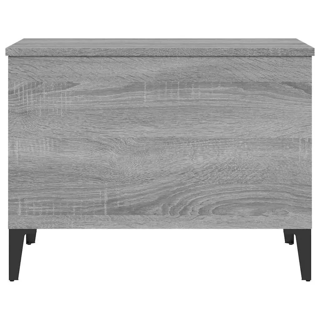 Lift-Top Coffee Table Grey Engineered Wood with Hidden Storage Compartment 60cm x 44.5cm x 45cm