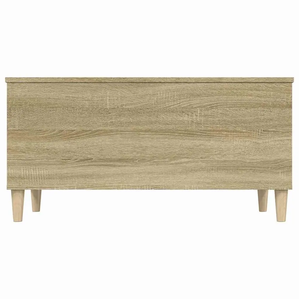 Lift-Top Coffee Table with Storage Compartment Brown Engineered Wood 90 x 44.5 x 45 cm