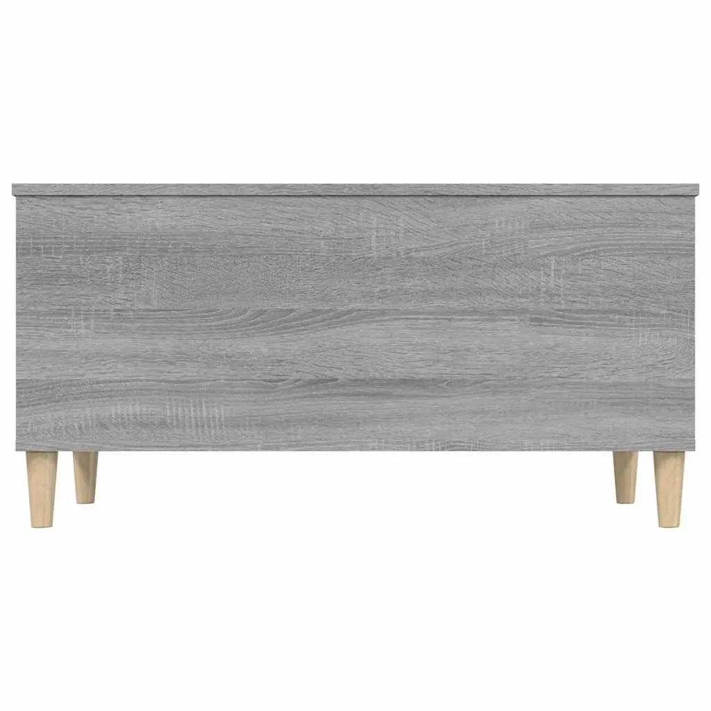 Lift-Top Coffee Table Grey Sonoma Engineered Wood Storage Compartment 90 x 44.5 x 45 cm