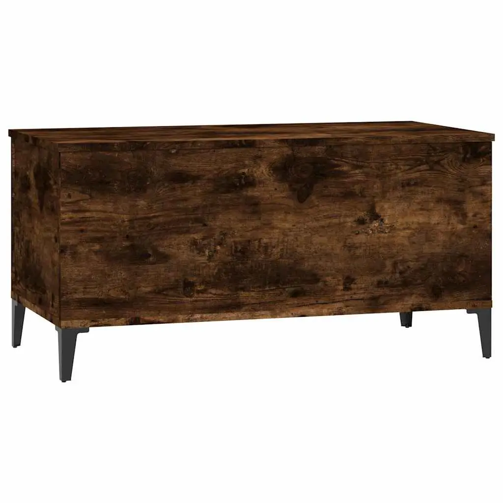 Lift-Top Coffee Table with Storage Brown Engineered Wood 90L x 44.5W x 45H cm