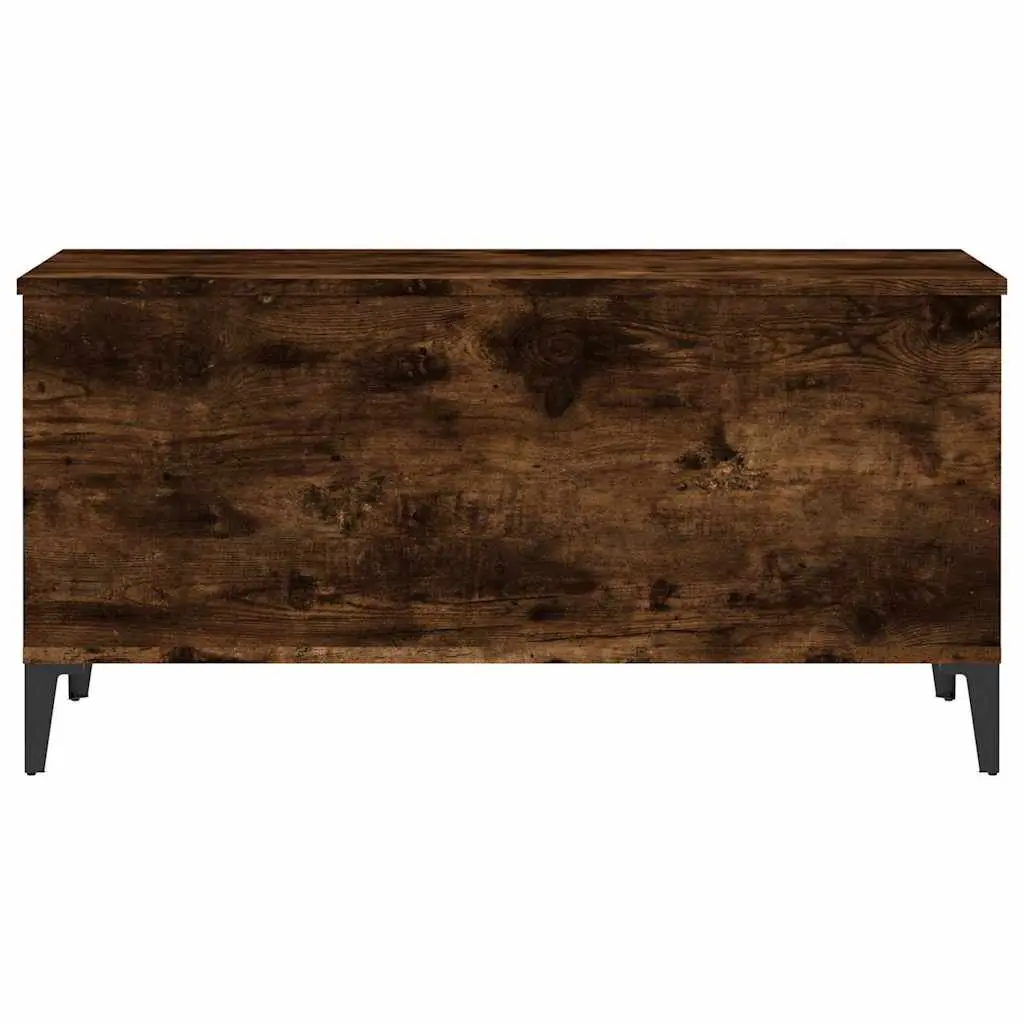 Lift-Top Coffee Table with Storage Brown Engineered Wood 90L x 44.5W x 45H cm