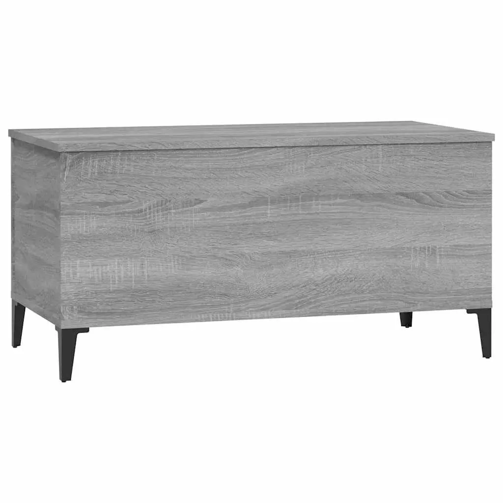 Lift-Top Coffee Table Grey Sonoma Engineered Wood Storage Compartment Living