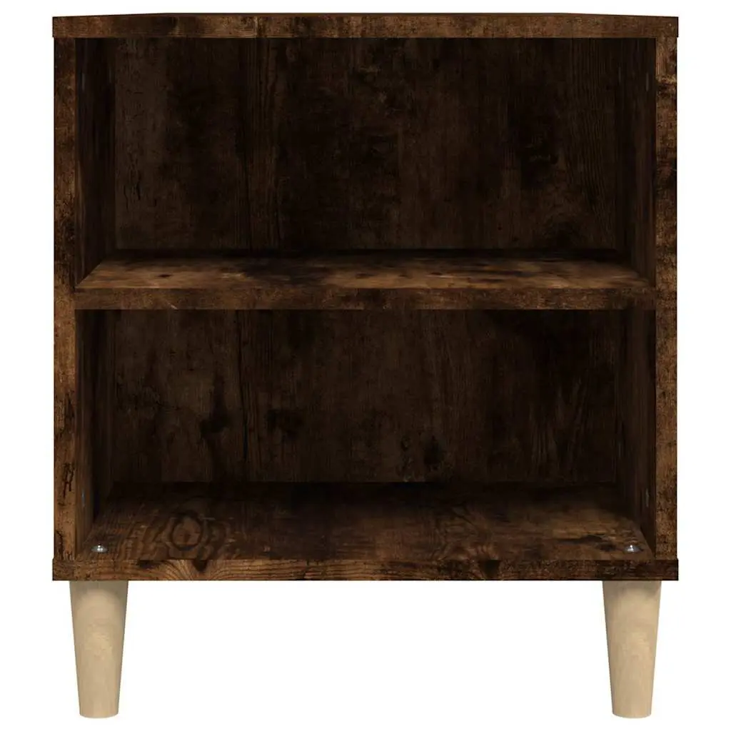 TV Cabinet Smoked Oak 102x44.5x50 cm Storage Unit 4 Compartments 2 Drawers