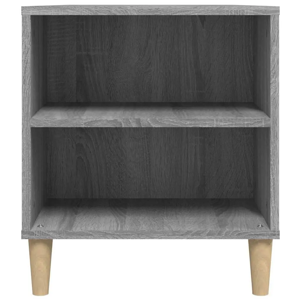 TV Cabinet Grey Engineered Wood 102x44.5x50cm Storage Unit with 4 Open Compartments and 2 Drawers
