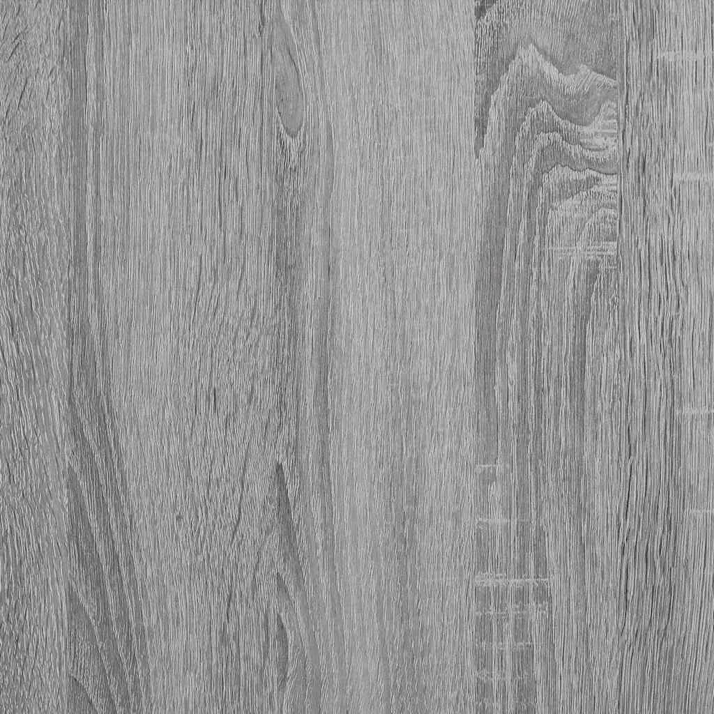 TV Cabinet Grey Sonoma Engineered Wood Industrial Style 102 x 44.5 x 50 cm 4 Compartments 2 Drawers
