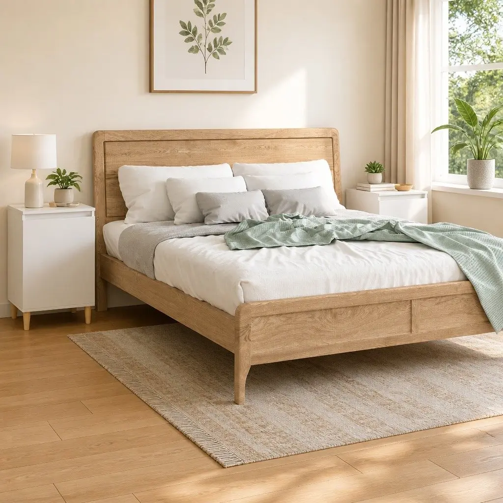 Bedside Cabinet White 40x35x70 cm Engineered Wood 2 Piece Nightstand Storage