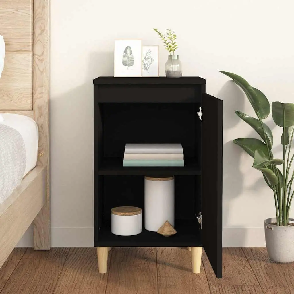Black Bedside Cabinet for Style and Storage