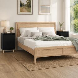 Bedside Cabinet 2 pcs Black 40x35x70 cm Engineered Wood Nightstand Storage