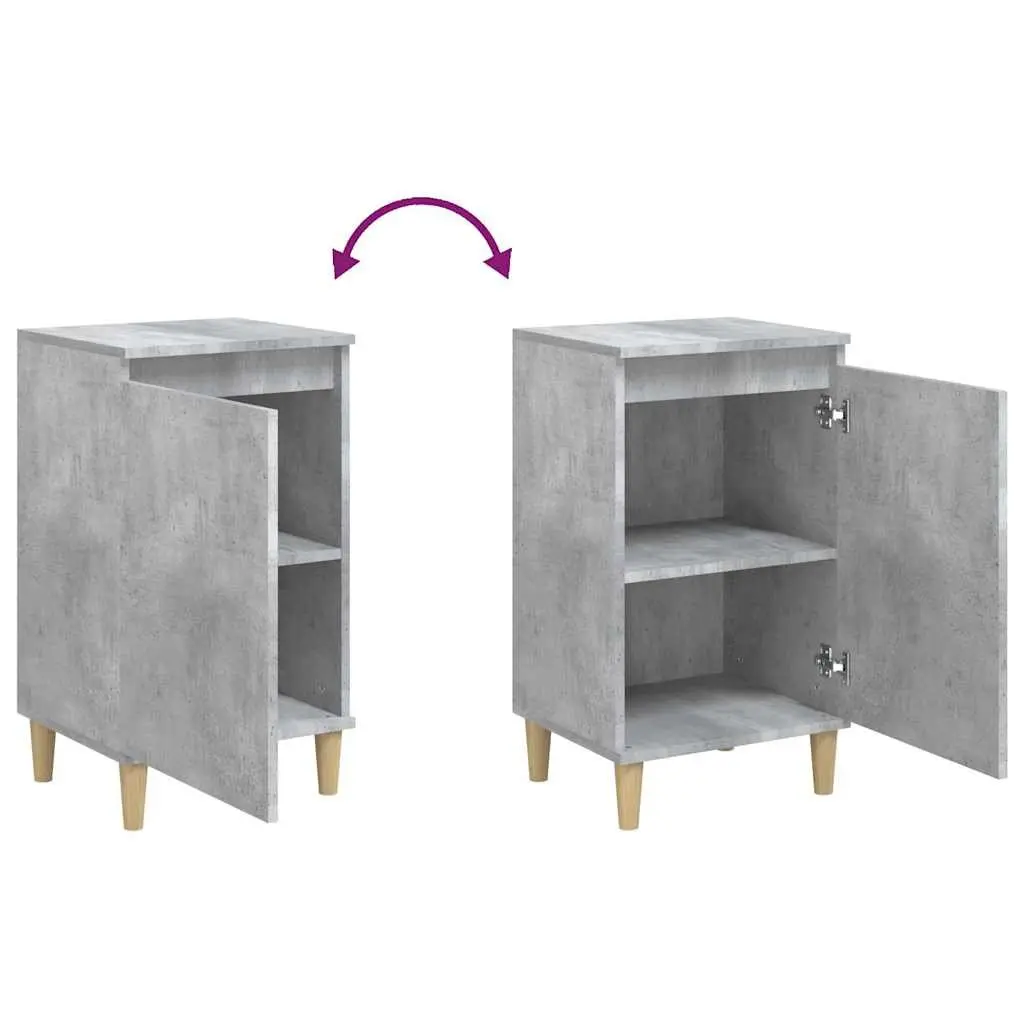 Grey Bedside Cabinets