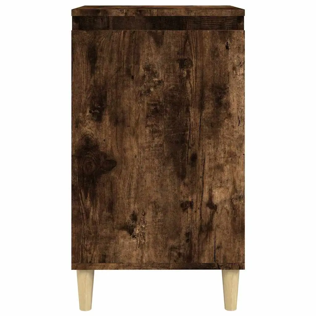 Bedside Cabinets Brown Engineered Wood Nightstand Storage 40x35x70cm 2 Piece