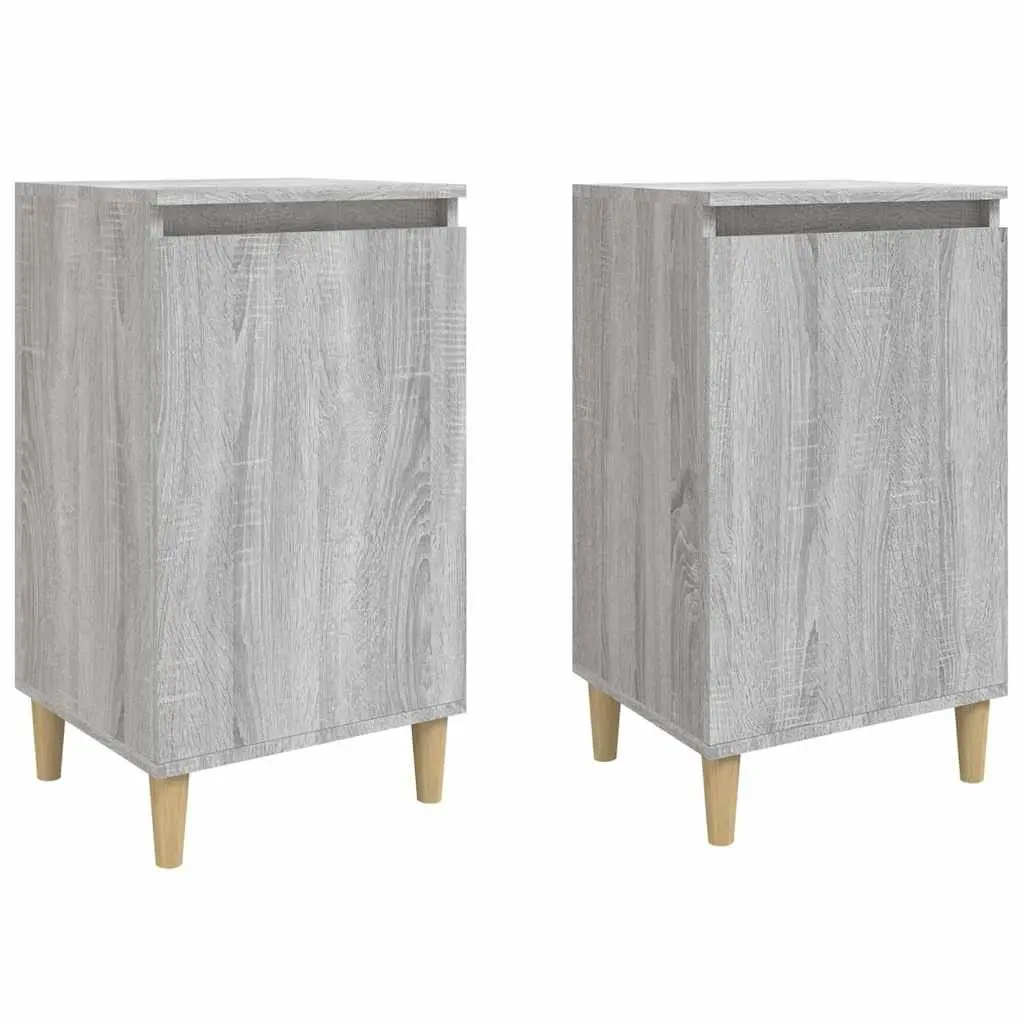 Grey Sonoma Bedside Cabinet