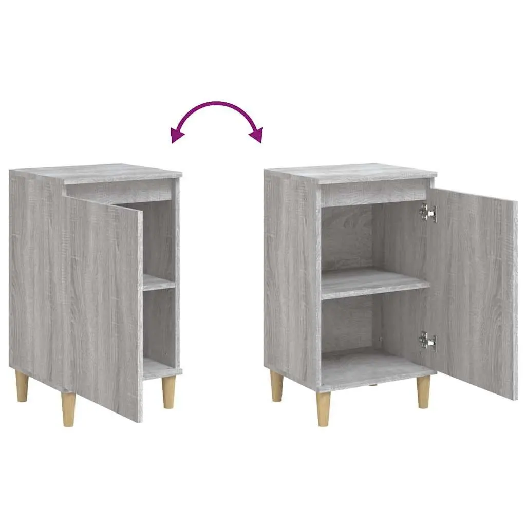 Grey Sonoma Bedside Cabinet