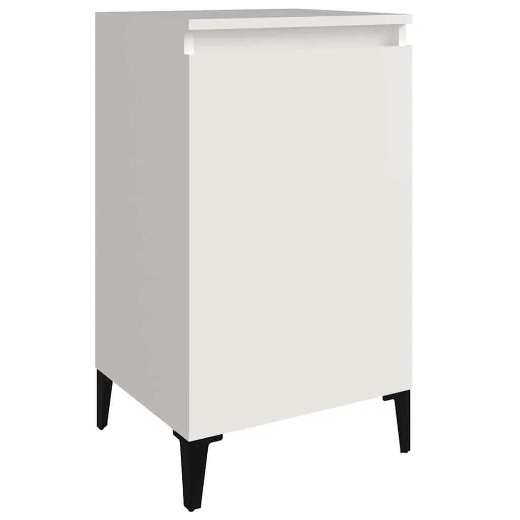 White High Gloss Bedside Cabinet