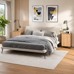 Your New Favorite Nightstands: 2 pcs Engineered Wood Set