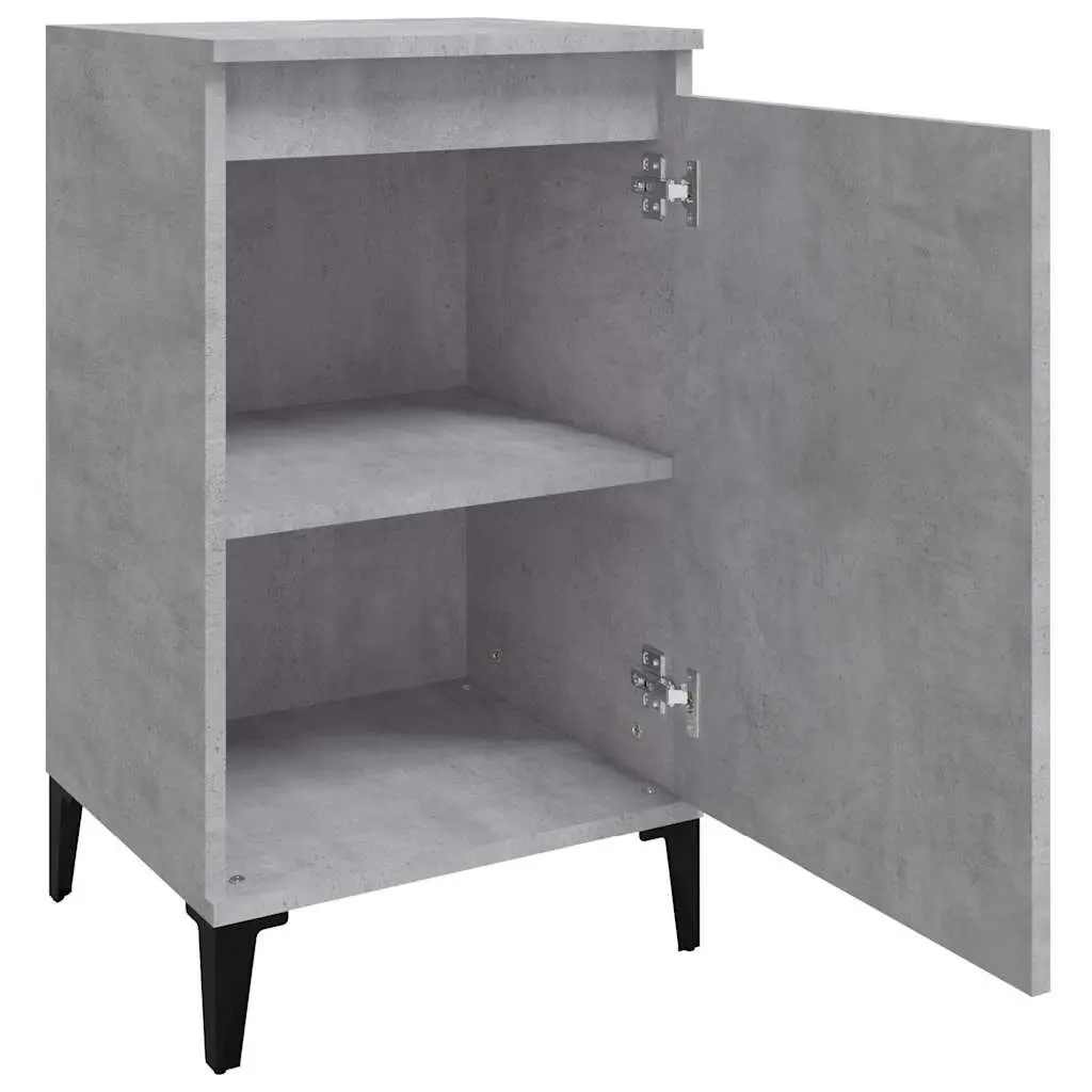Bedside Cabinets Concrete Grey Nightstands 40 x 35 x 70 cm 2 pcs