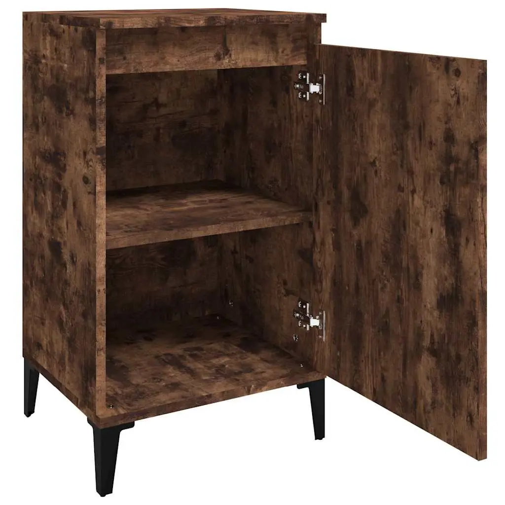 Bedside Cabinet 40x35x70cm Nightstand with Door Storage Compartment Bedroom
