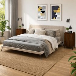 Your New Favorite Bedside Cabinets - 2 pcs Brown Oak