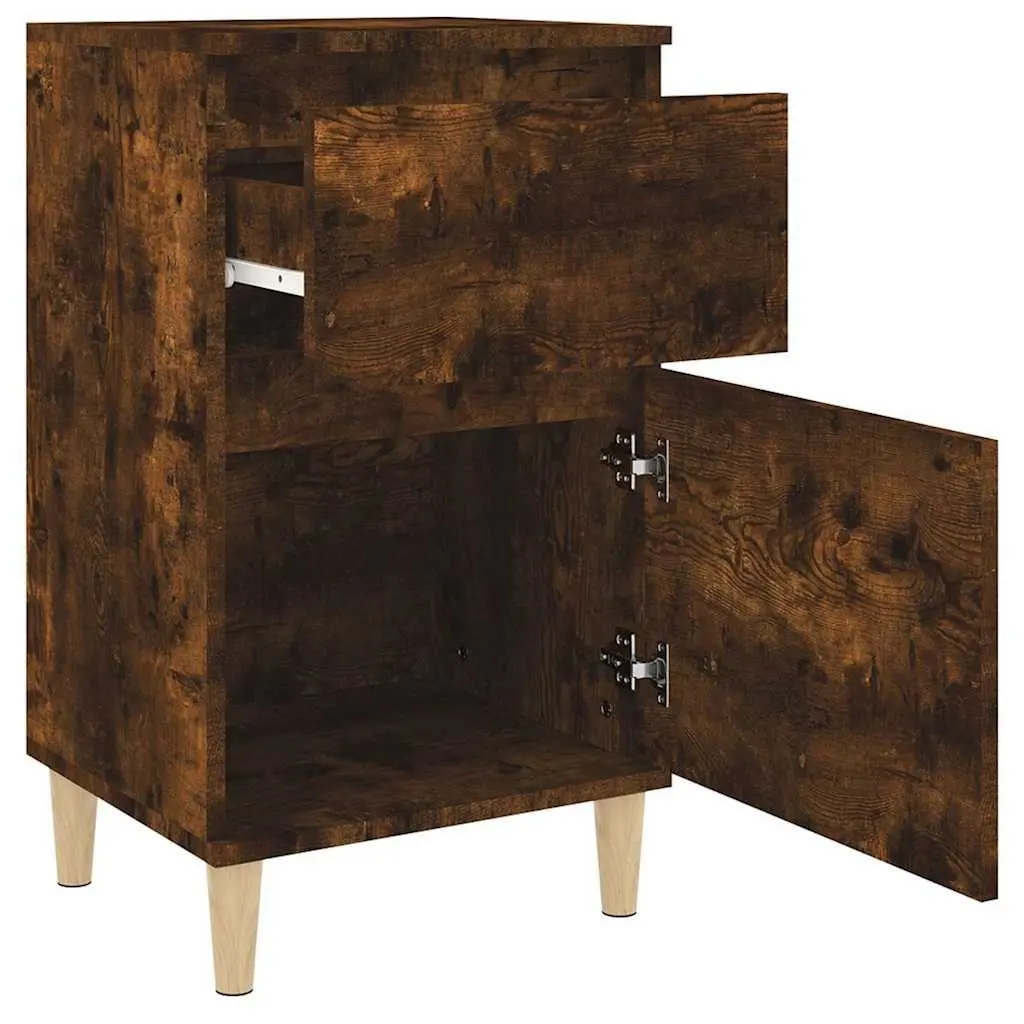 Brown Nightstand 40x35x70 cm