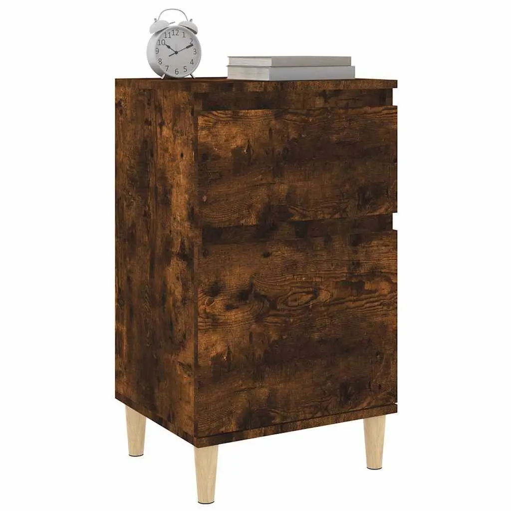 Brown Nightstand 40x35x70 cm