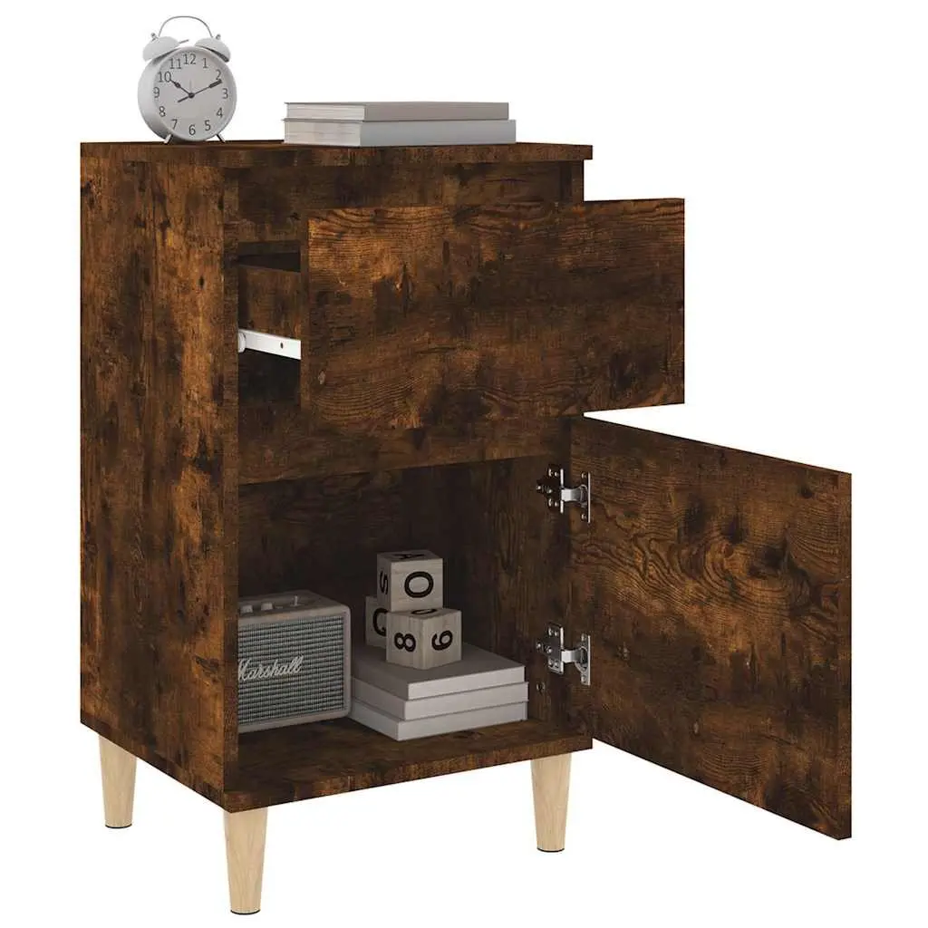 Brown Nightstand 40x35x70 cm
