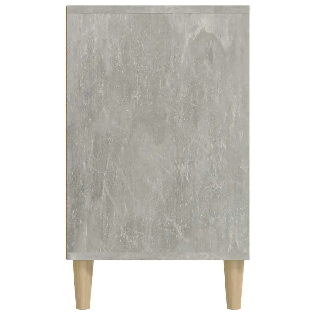 Shoe Cabinet Grey Storage Organiser Engineered Wood 5 Compartments