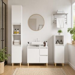 Organize Your Bathroom with This User-Friendly Vanity Cabinet