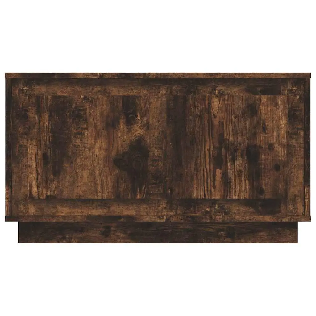 TV Cabinet Smoked Oak Brown Engineered Wood 80x35x45cm