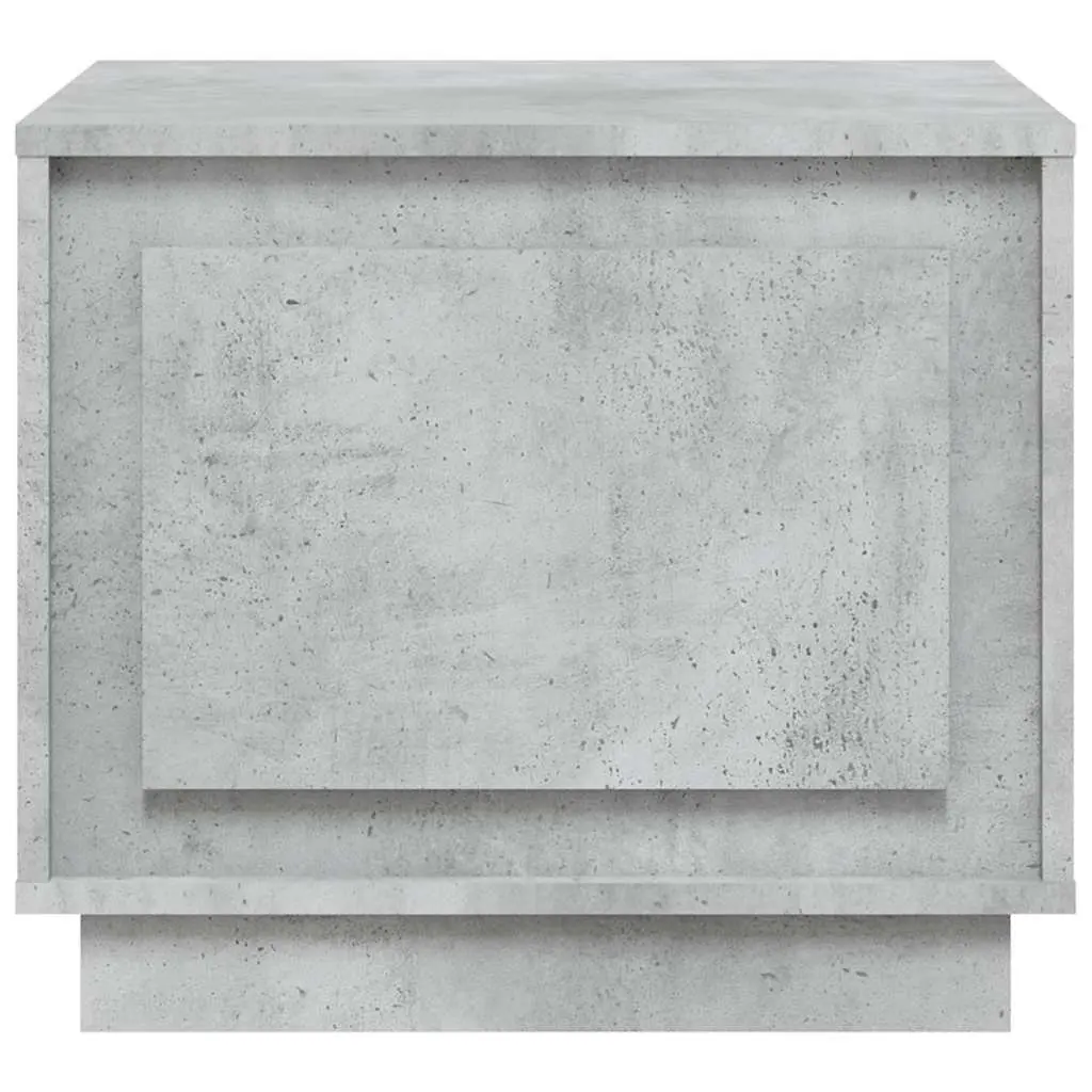 Grey Engineered Wood Coffee Table Storage Cabinet 51x50x44cm
